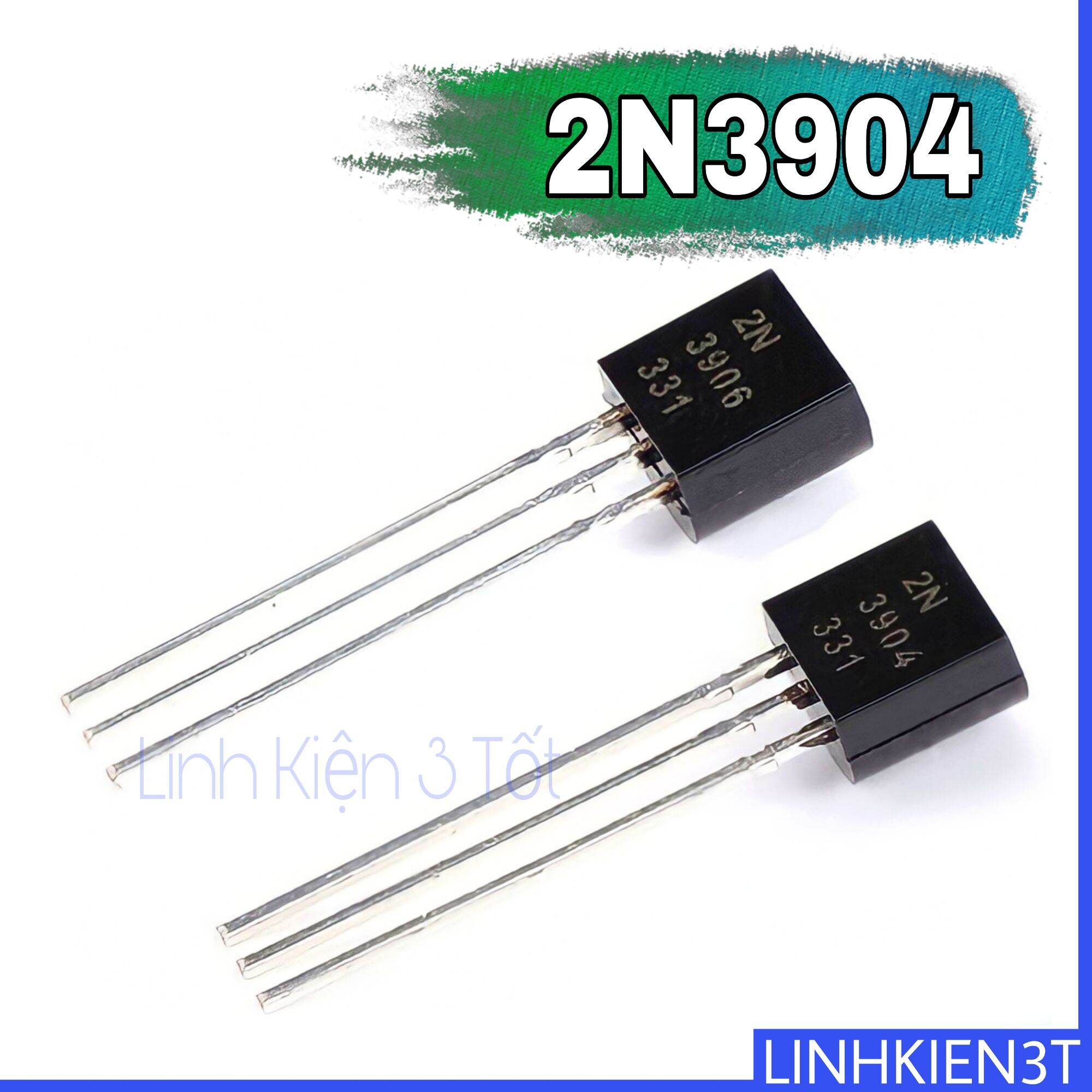 Transistor 2n3904 to-92 npn 0.2a 40v chính hãng