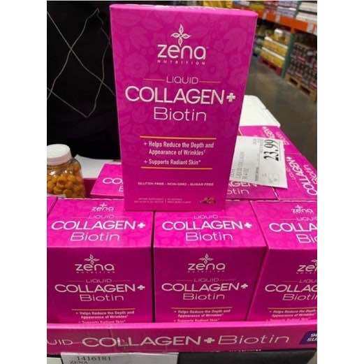 Collagen + Biotin dạng nước LOẠI MỚI tại Costco-Zena