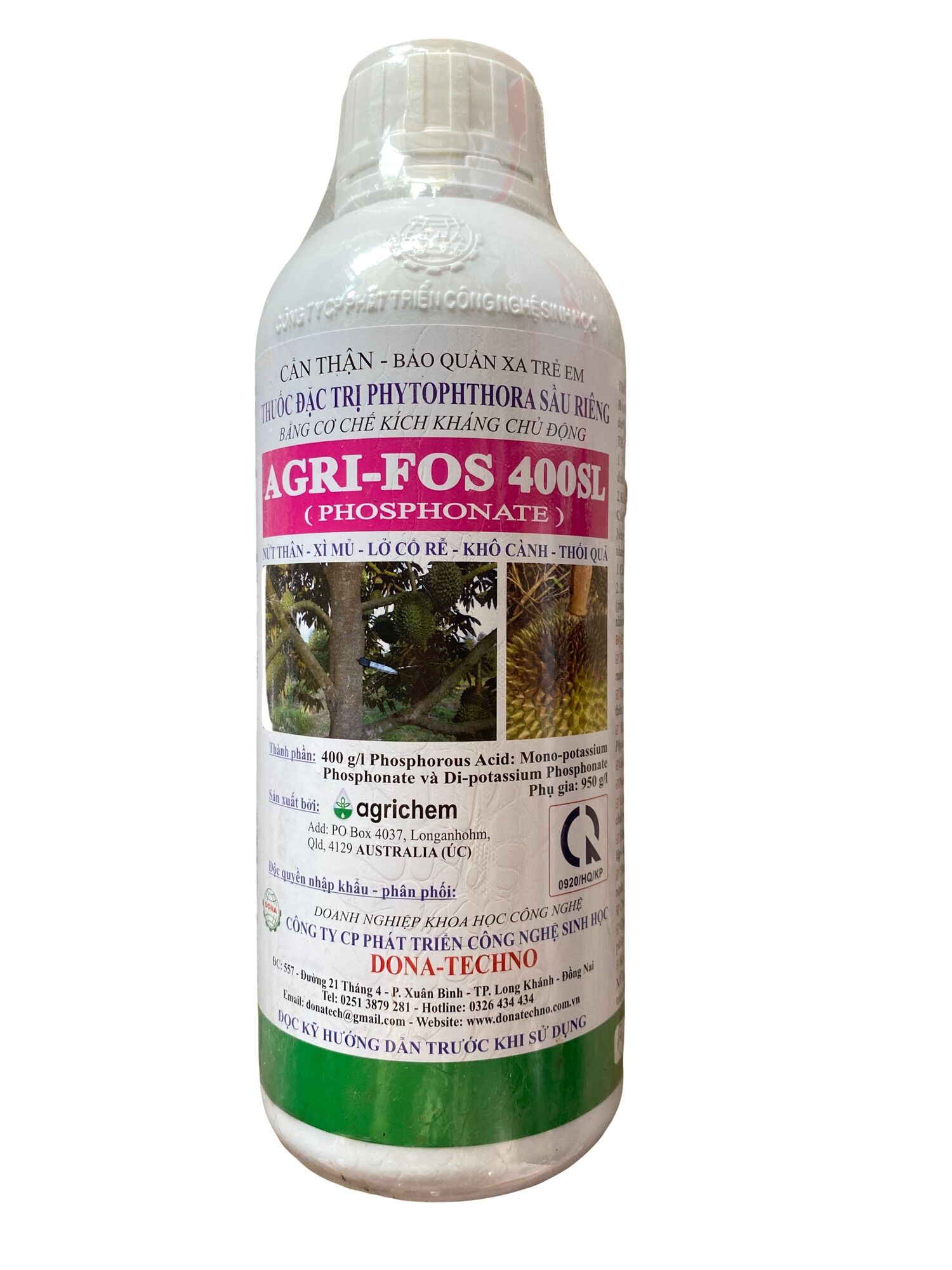 Thuốc trừ bệnh Agrifos 400 chai 1 lít