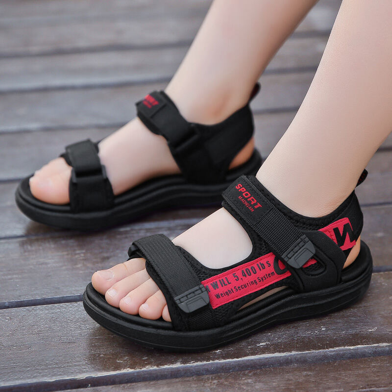 Thương Hiệu Trai Sandal Mùa Hè Mới Hàn Quốc Chống Trượt Mềm Trẻ Em Bé Trai, Học Sinh, Trẻ Em Bãi Biển thumbnail