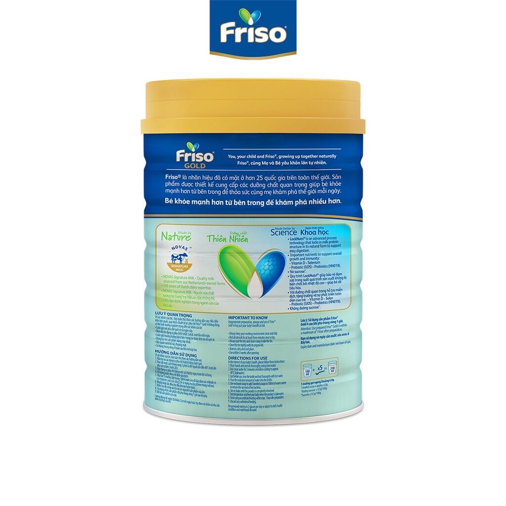 Sữa bột Friso Gold sô 4 380g
