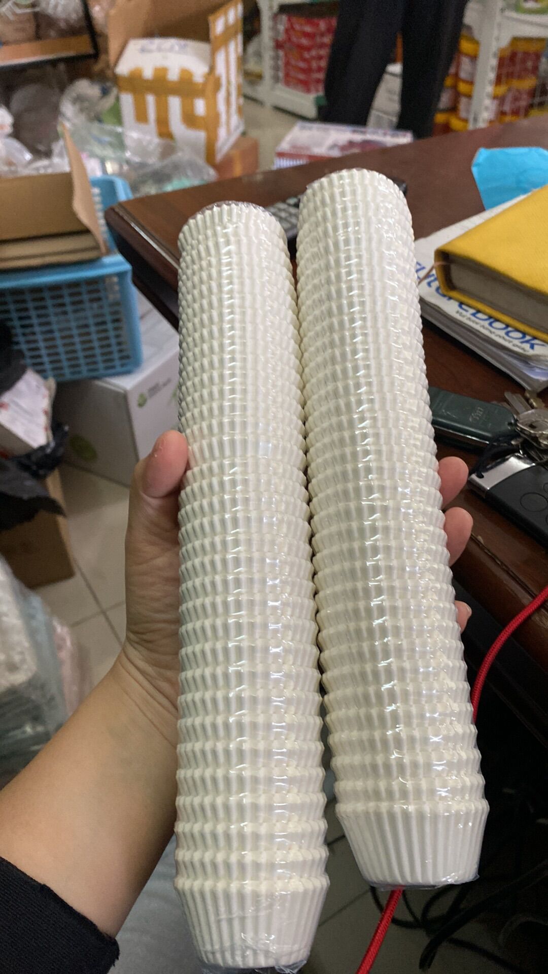 Chén giấy trắng số 8