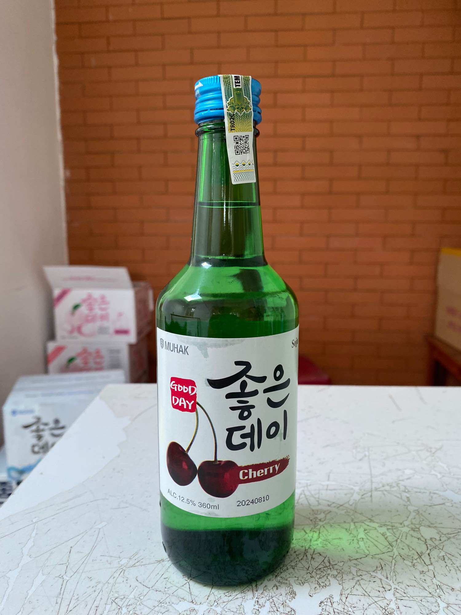 Sô Chu Soju Việt Nam GOOD DAY 12.5% 360ml-Vị Cherry