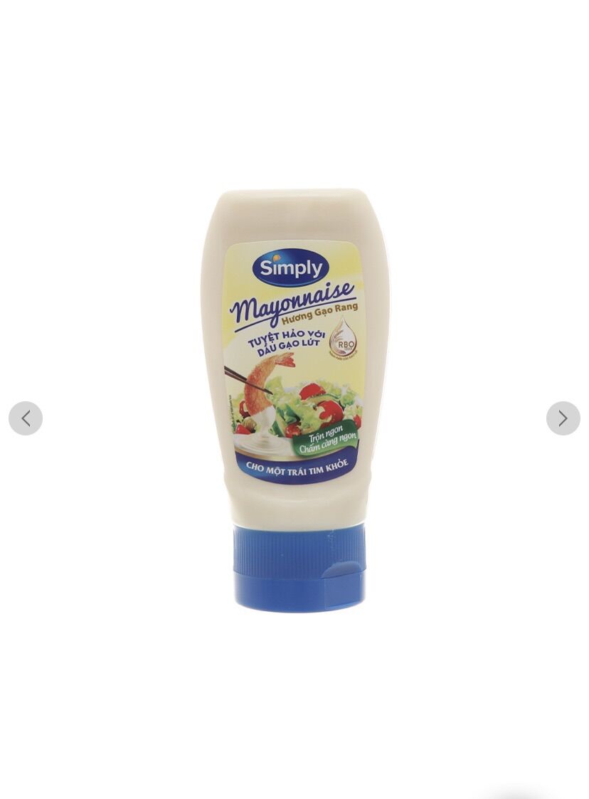 Sốt Mayonaise hương gạo rang Simply 230g