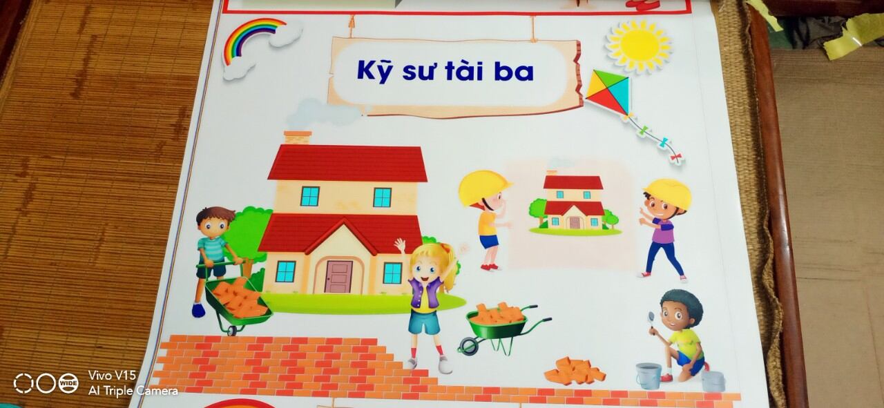 decal trang trí góc lớp khổ lớn