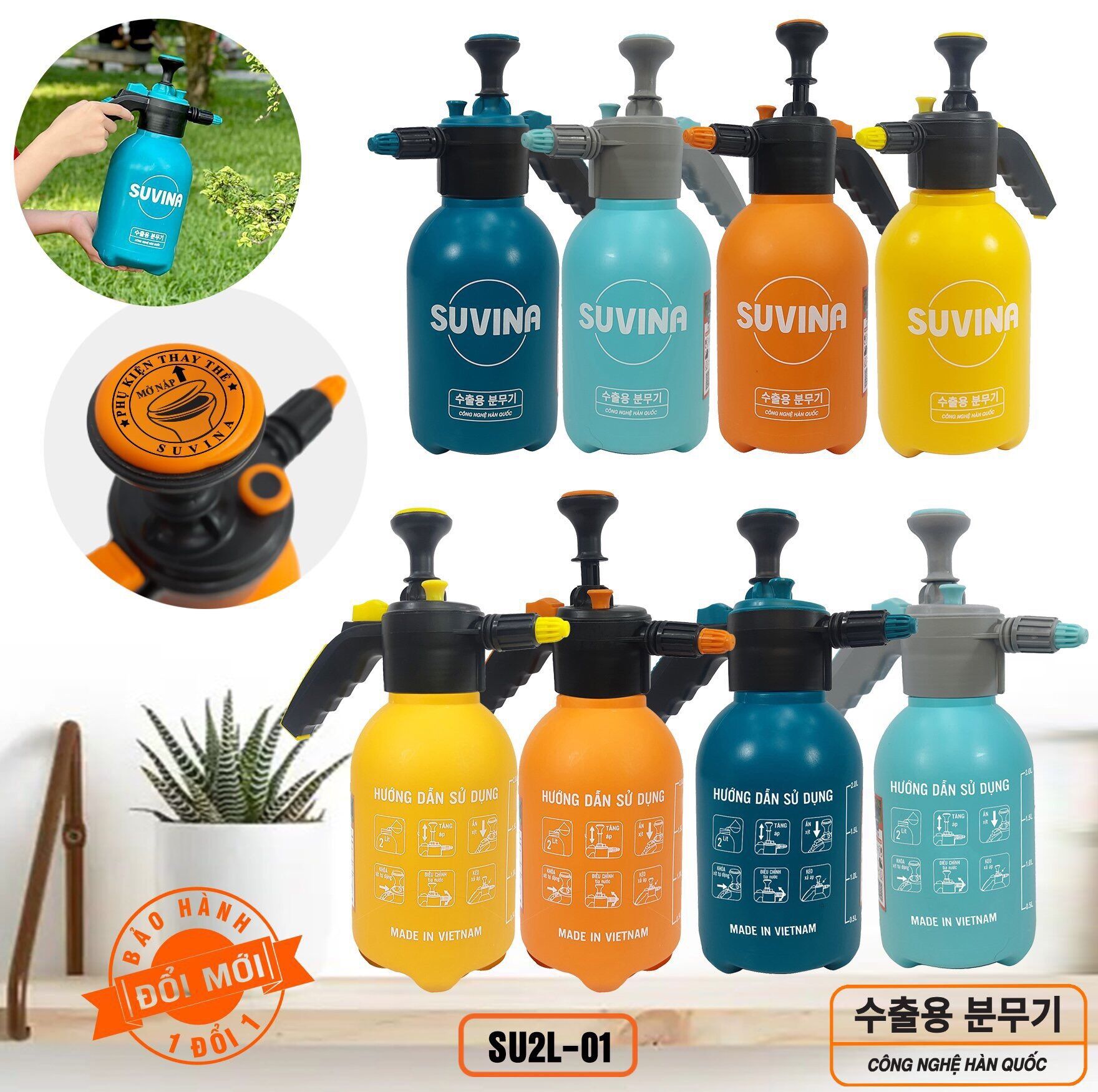 Bình Xịt Tưới Cây 2 Lít