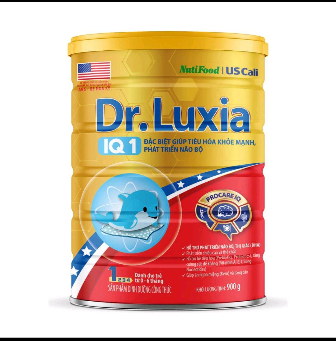 Dr luxia IQ 1  850g date 2024 (0-6 tháng)