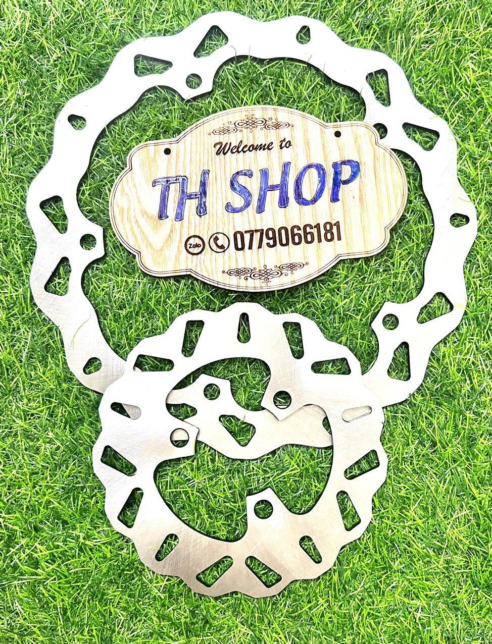 CẶP ĐĨA KIỂU BÔNG TRƯỚC SAU LẮP VỪA MÂM XE RAIDER SATRIA