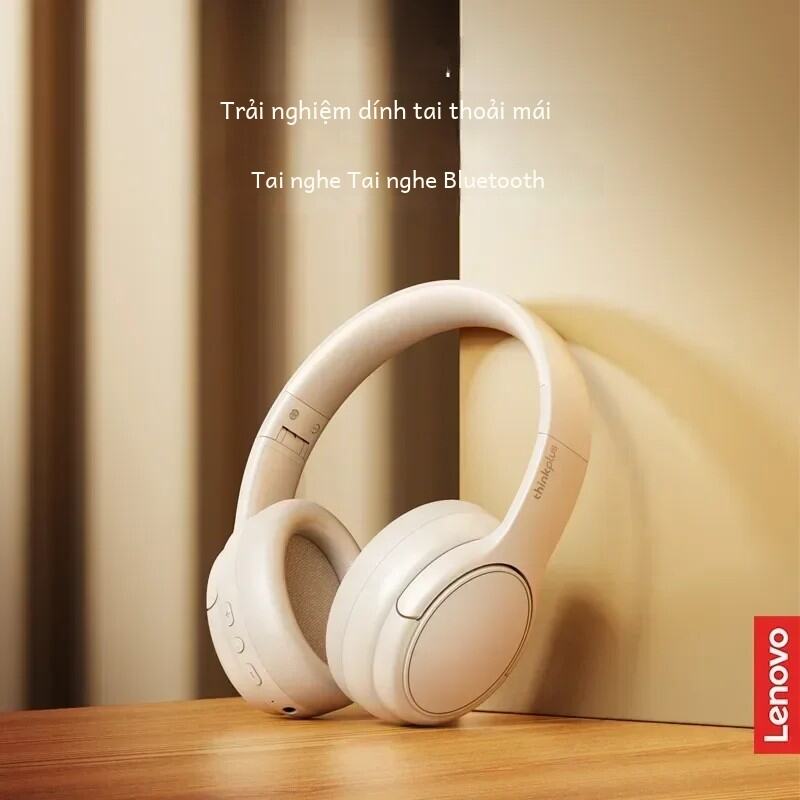 Tai Nghe Chơi Game Lenovo TH20 Tai Nghe Thể Thao Có Thể Gập Lại Qua Tai Bluetooth 5.3 Không Dây Có M