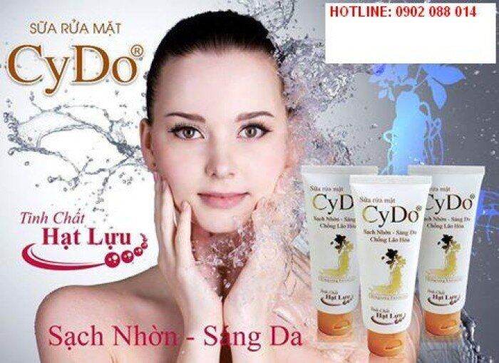 SỮA RỬA MẶT CYDO SẠCH NHỜN SÁNG DA TINH CHẤT HẠT LỰU