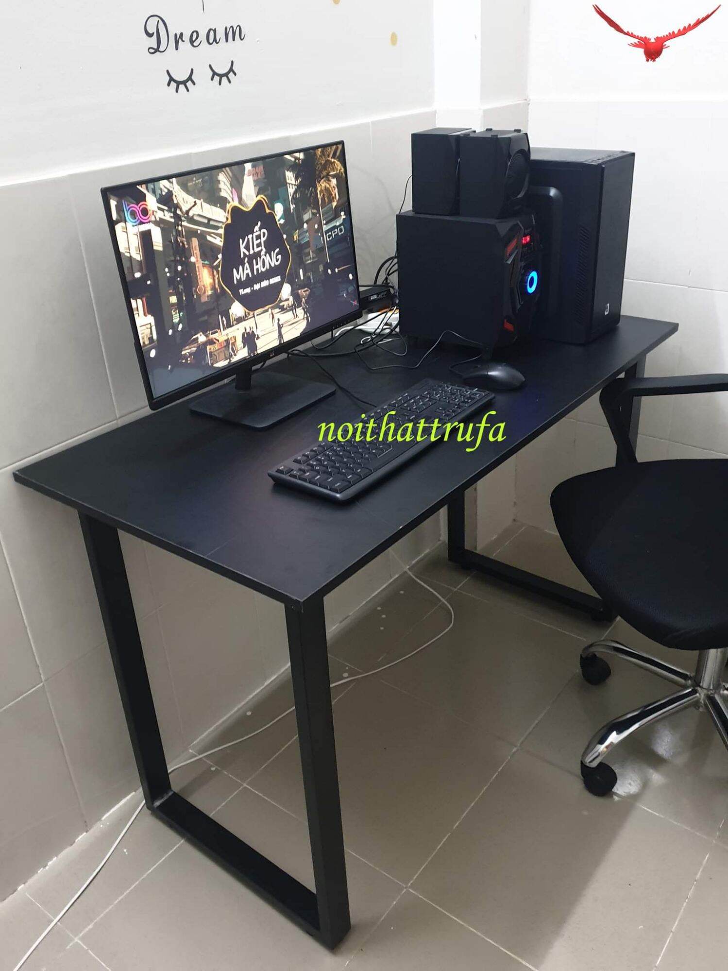 Bàn làm việc văn phòng, gaming chữ U