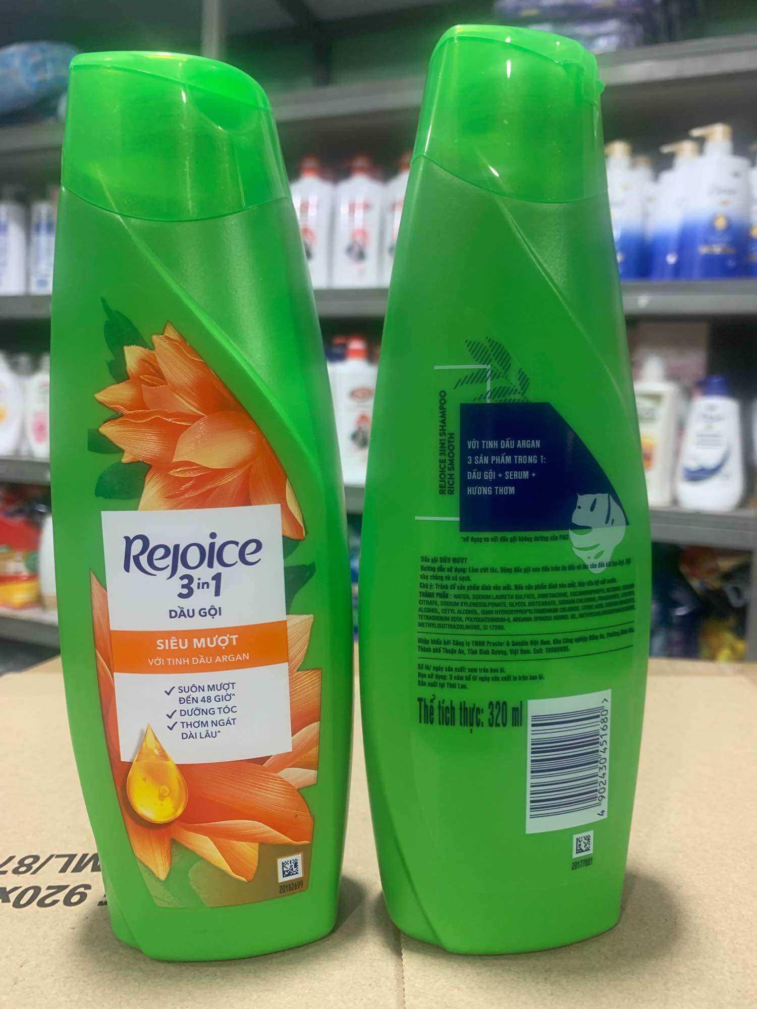 Dầu gội Rejoice suôn mượt mới chai 320ml