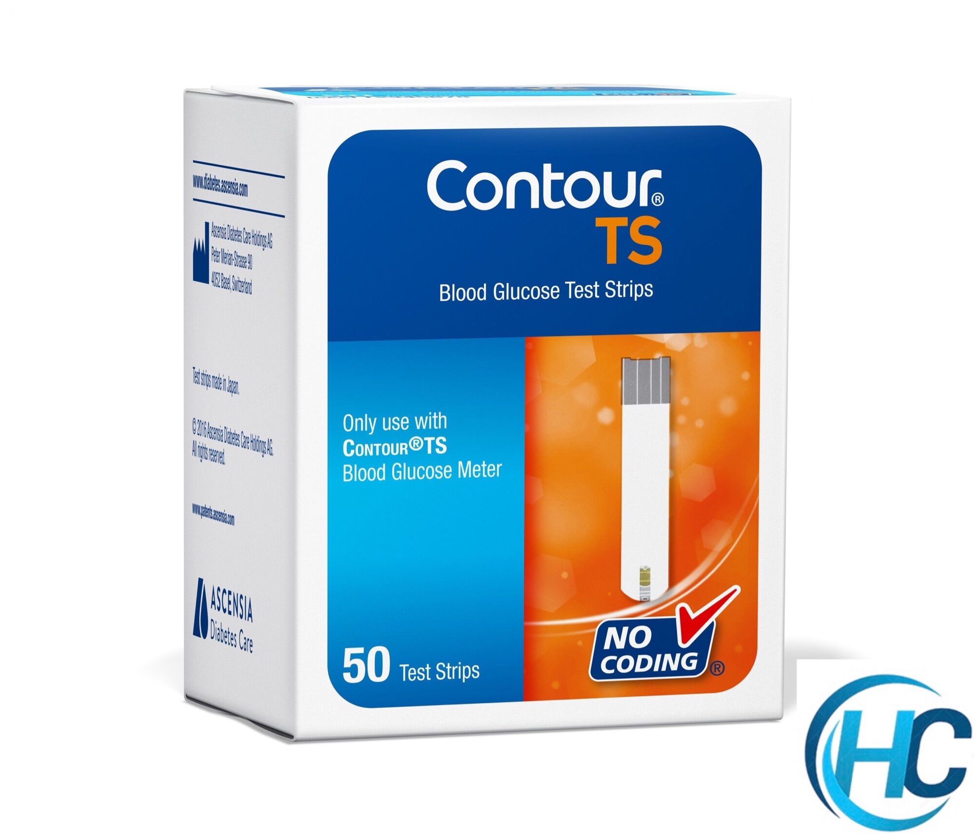 [CHÍNH HÃNG] Que Thử Đường Huyết Contour TS (Hộp 25 - 50 que)