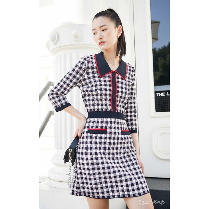 [Size S - M] Vero Moda Đầm len kẻ sọc dáng chữ A newtag