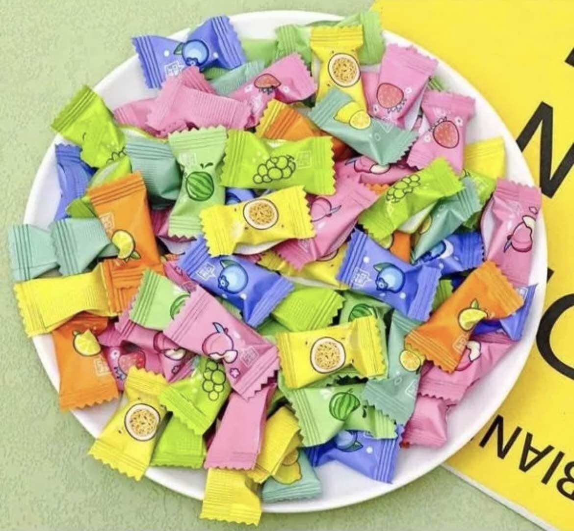 [ ăn thử] sét 30 viên kẹo ngậm trái cây mix vị