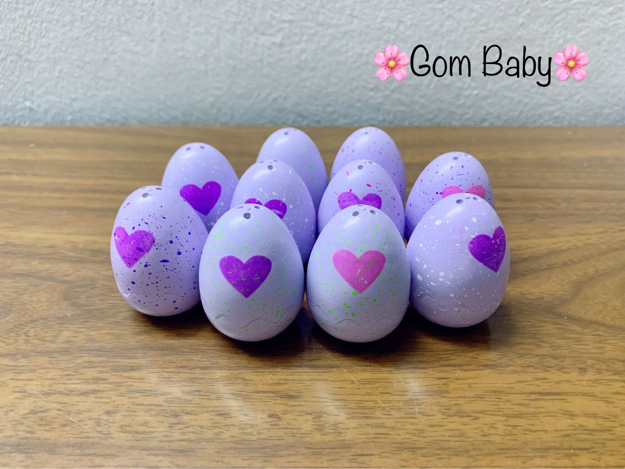 Set 10 trứng hatchimal ss1 tím