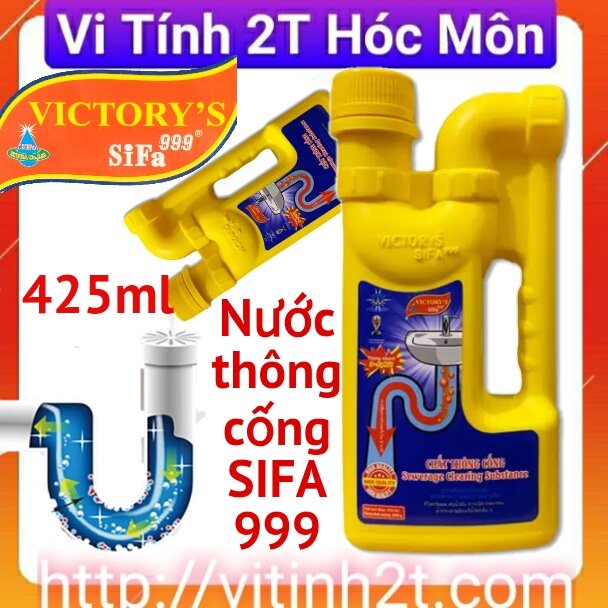 Chất thông cống Sifa Siêu Mạnh/ Nước thông cống Sifa  425ml 800gram chính hãng
