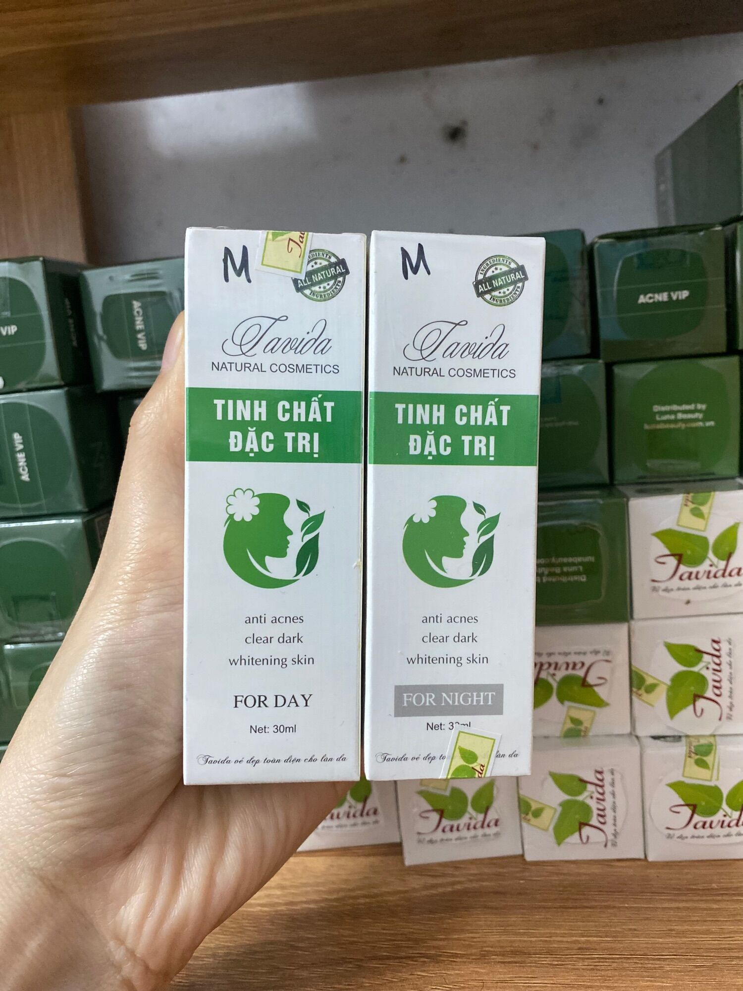 Combo 5 bộ tinh chất tái tạo Tavida