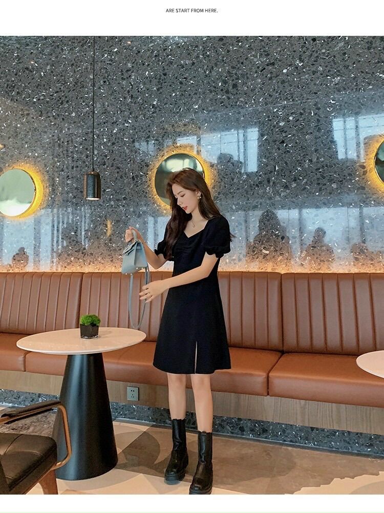 Đầm dáng A xẻ Bigsize dành cho khách ngoại cỡ từ 60-90 ký