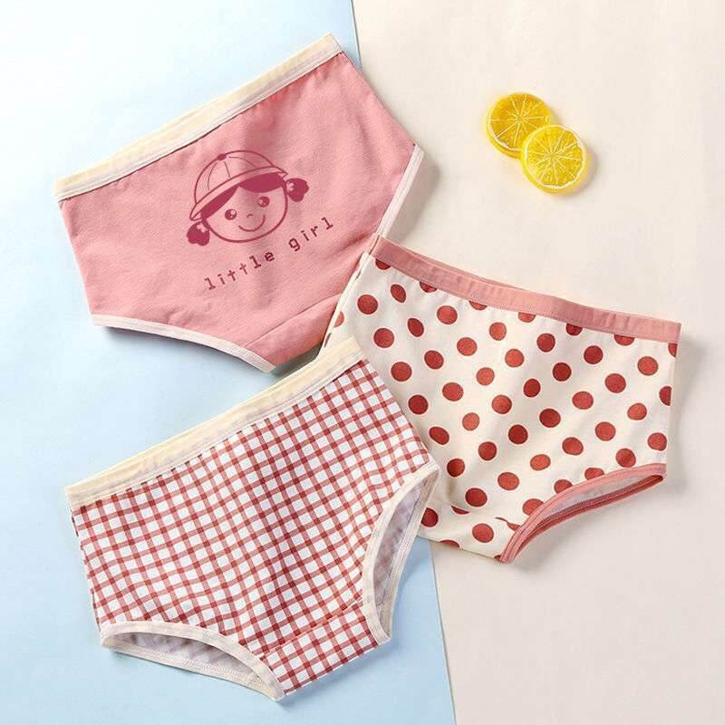 Quần chip đùi cho bé sét 3 quần lót trẻ em bé gái từ 9-46kg