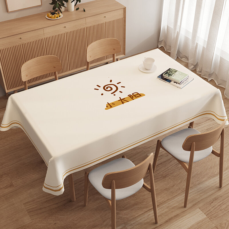 Khăn trải bàn pvc khăn trải bàn phong cách hơi xa xỉ instagram không cần giặt chống dầu chống thấm nước lót bàn gia dụng khăn trải bàn ăn khăn trải bàn trà hình chữ nhật