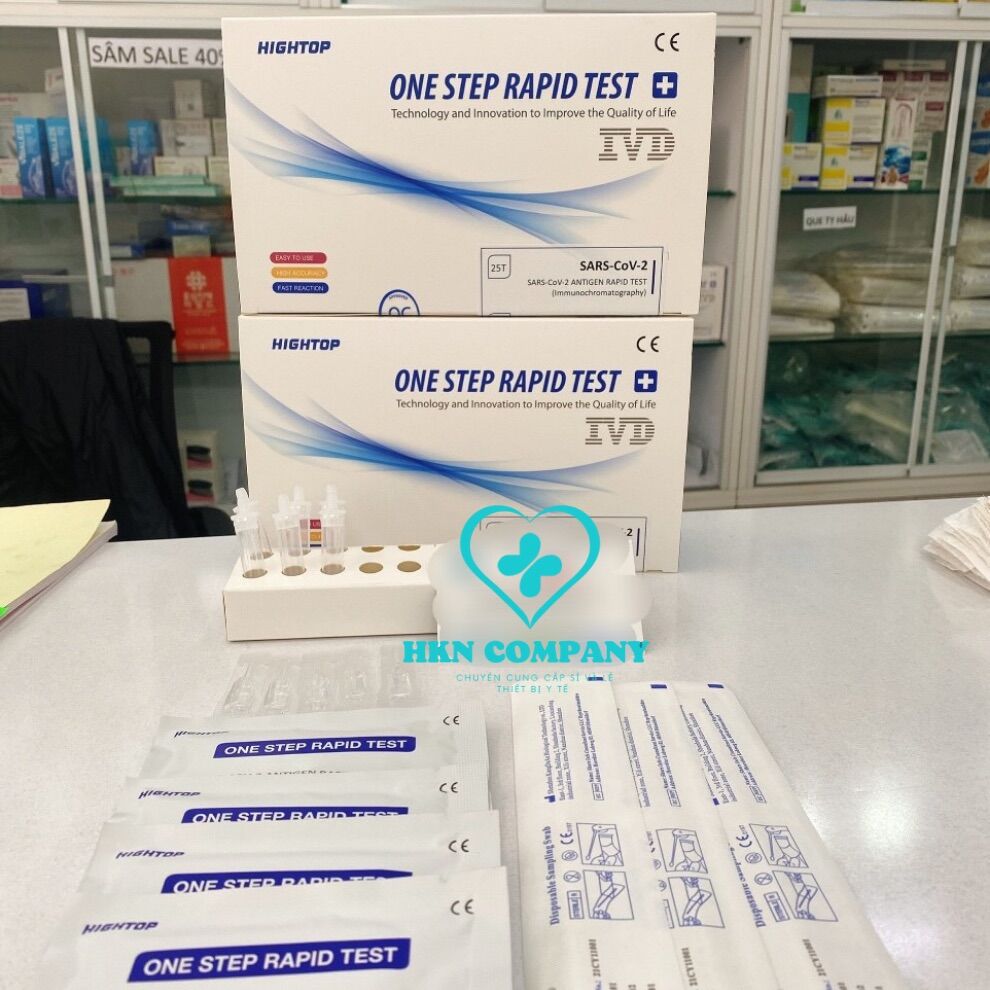 5 bộ test nhanh 10k/bộ thương hiệu hightop hsd 2024