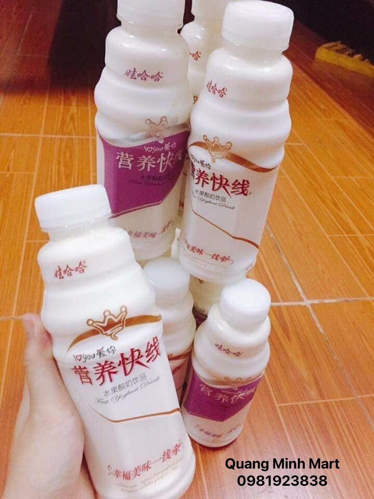 Nước sữa chua hoa quả RISEN 500g nội địa trung quốc, siêu ngon, càng uống càng ngon