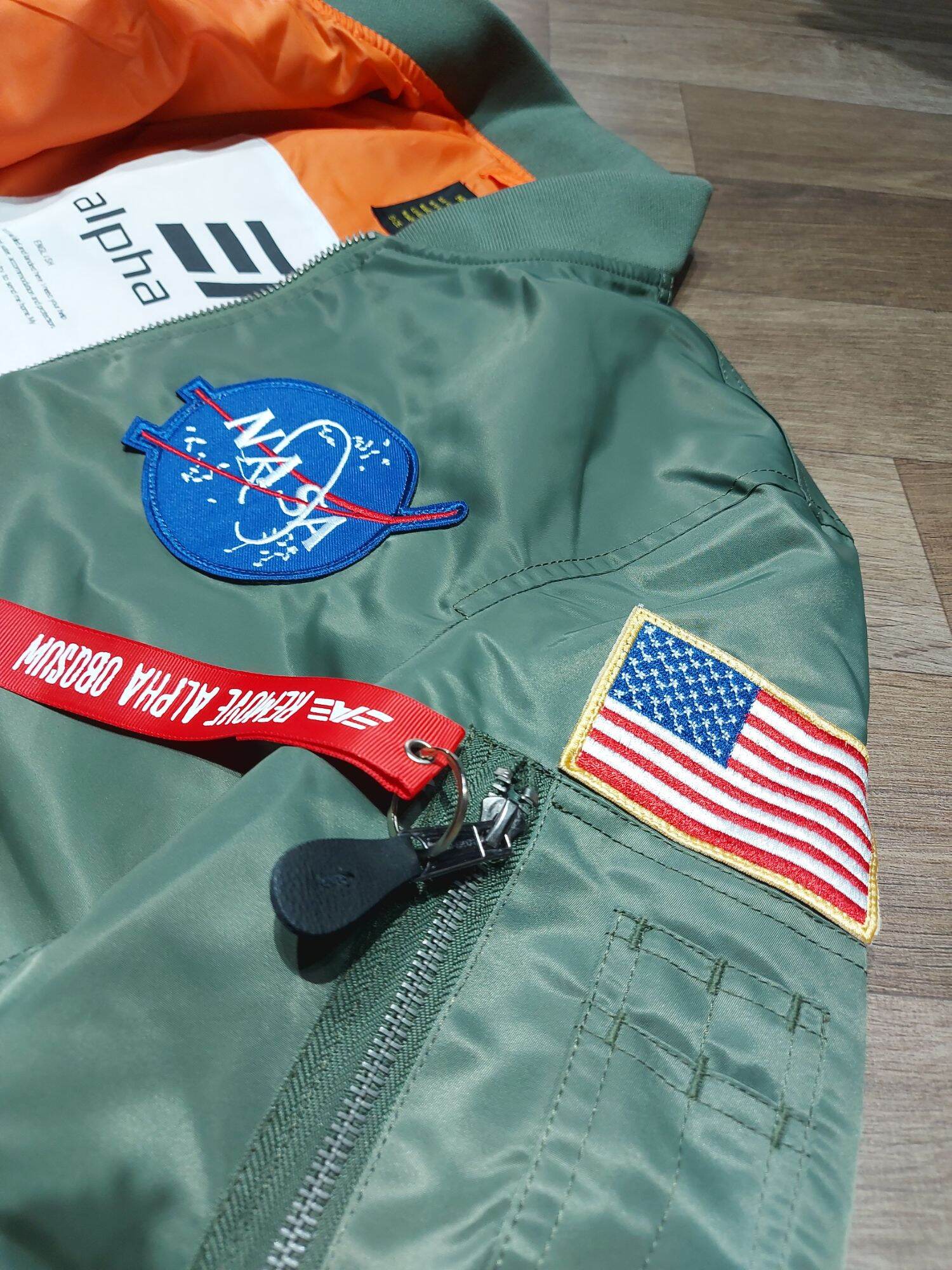 Áo khoác Pilot Nasa cao cấp ARM-1230 (Xanh mực)