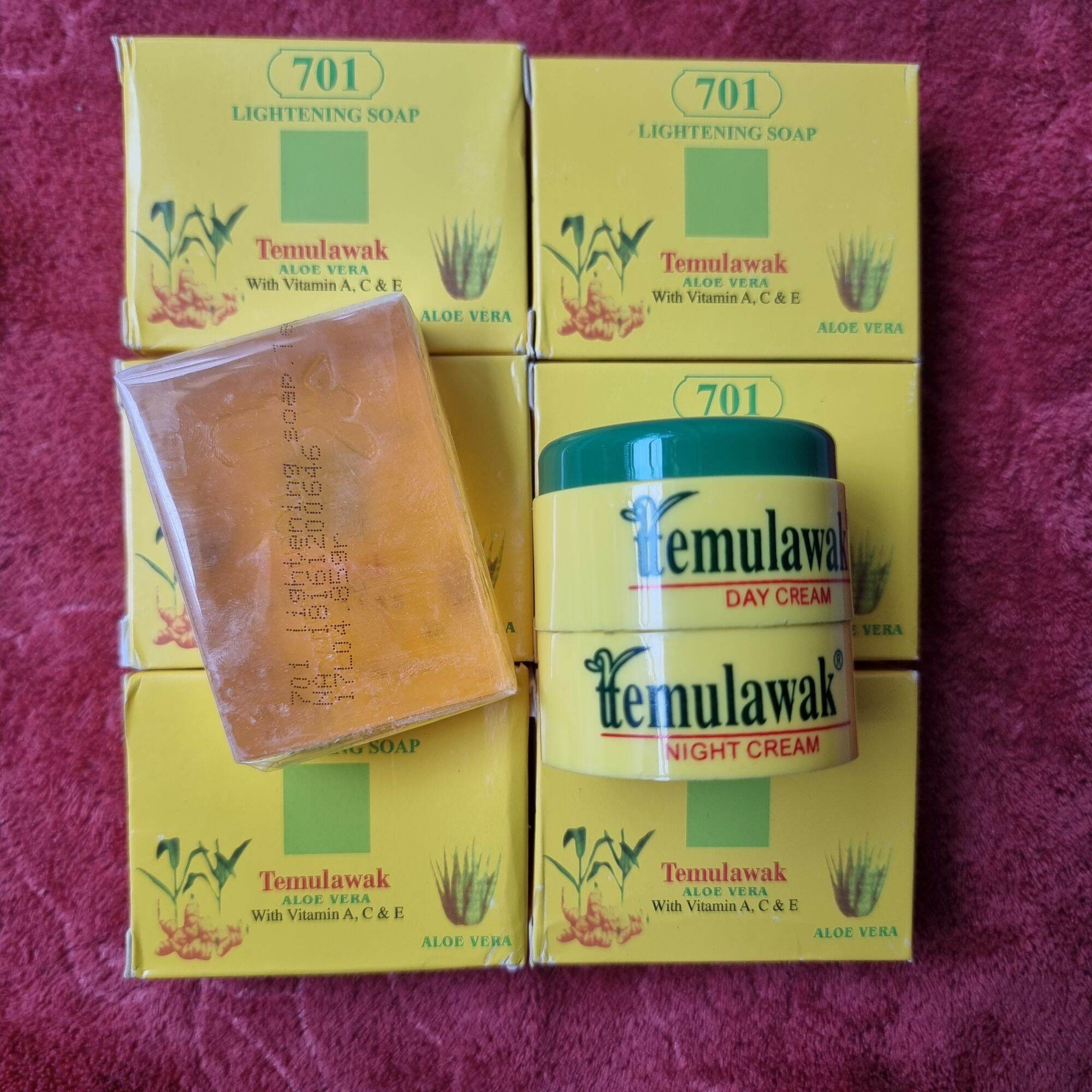 [HCM]BỘ KEM TRẮNG DA NGÀY & ĐÊM + XÀ BÔNG TEMULAWAK MALAYSIA