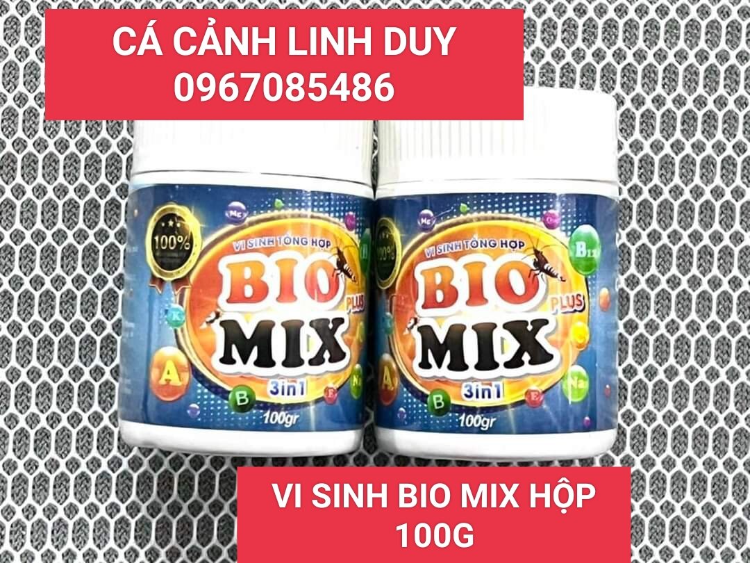 VI SINH BIO MIX 3 TRONG 1 ( HỘP 100G ) , VI SINH CHO CÁ , VI SINH TRONG NƯỚC