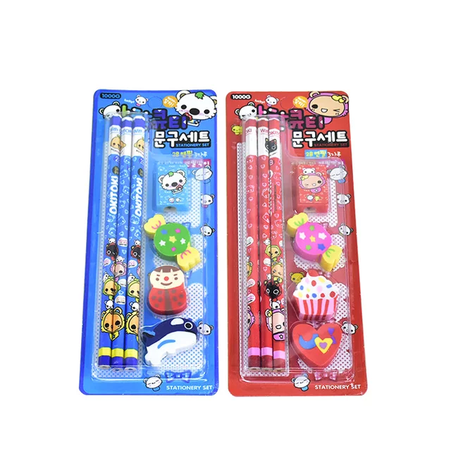 Set bút chì kèm chuốt gôm hàng tốt