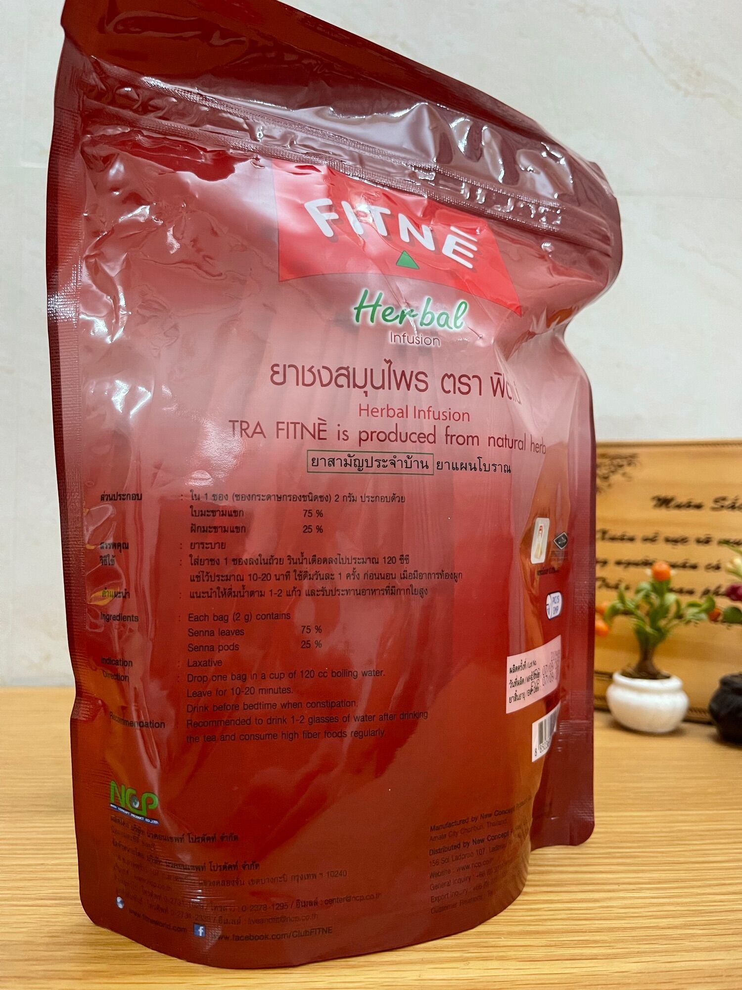 Trà thảo mộc Fitne Thái Lan