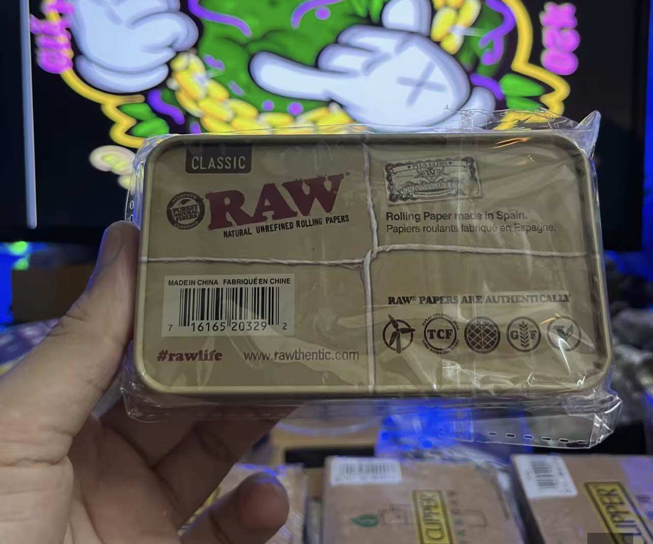 Hộp đựng Raw, paper Raw