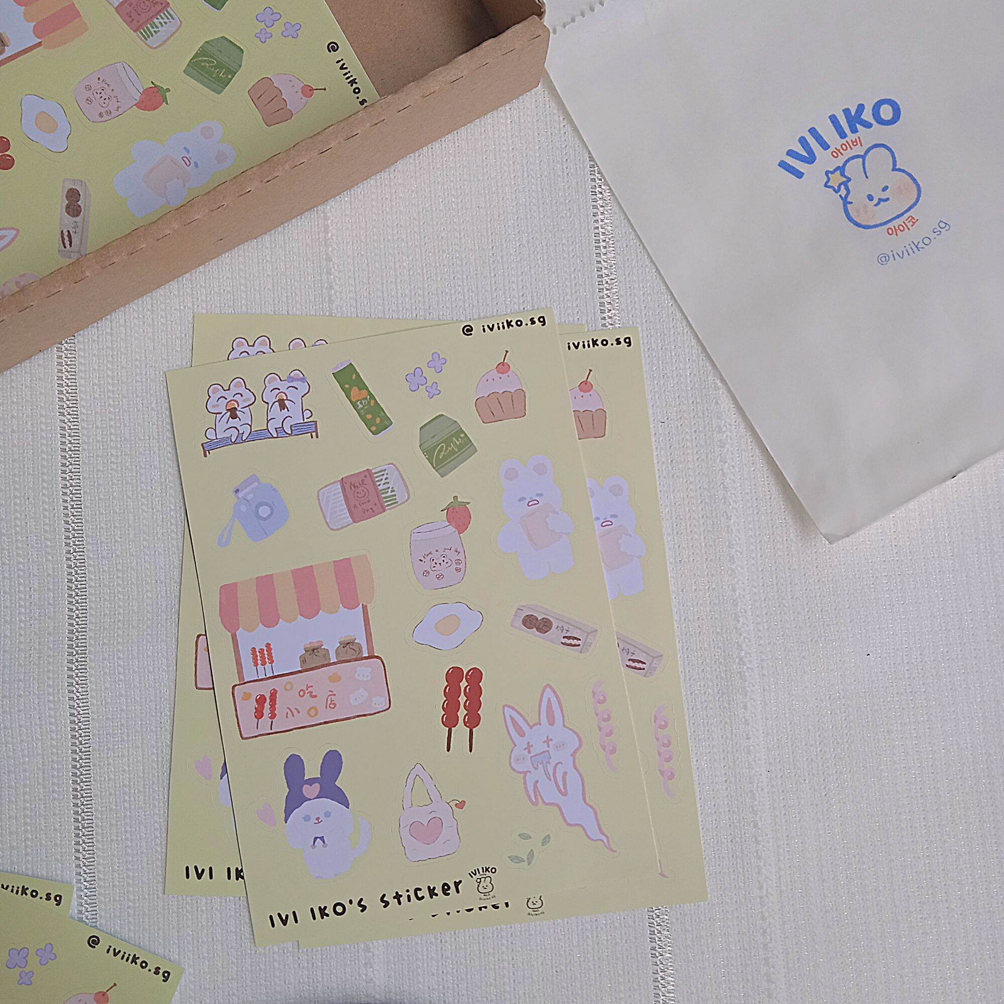 Sticker Happy Time (9x13cm) | IVI IKO