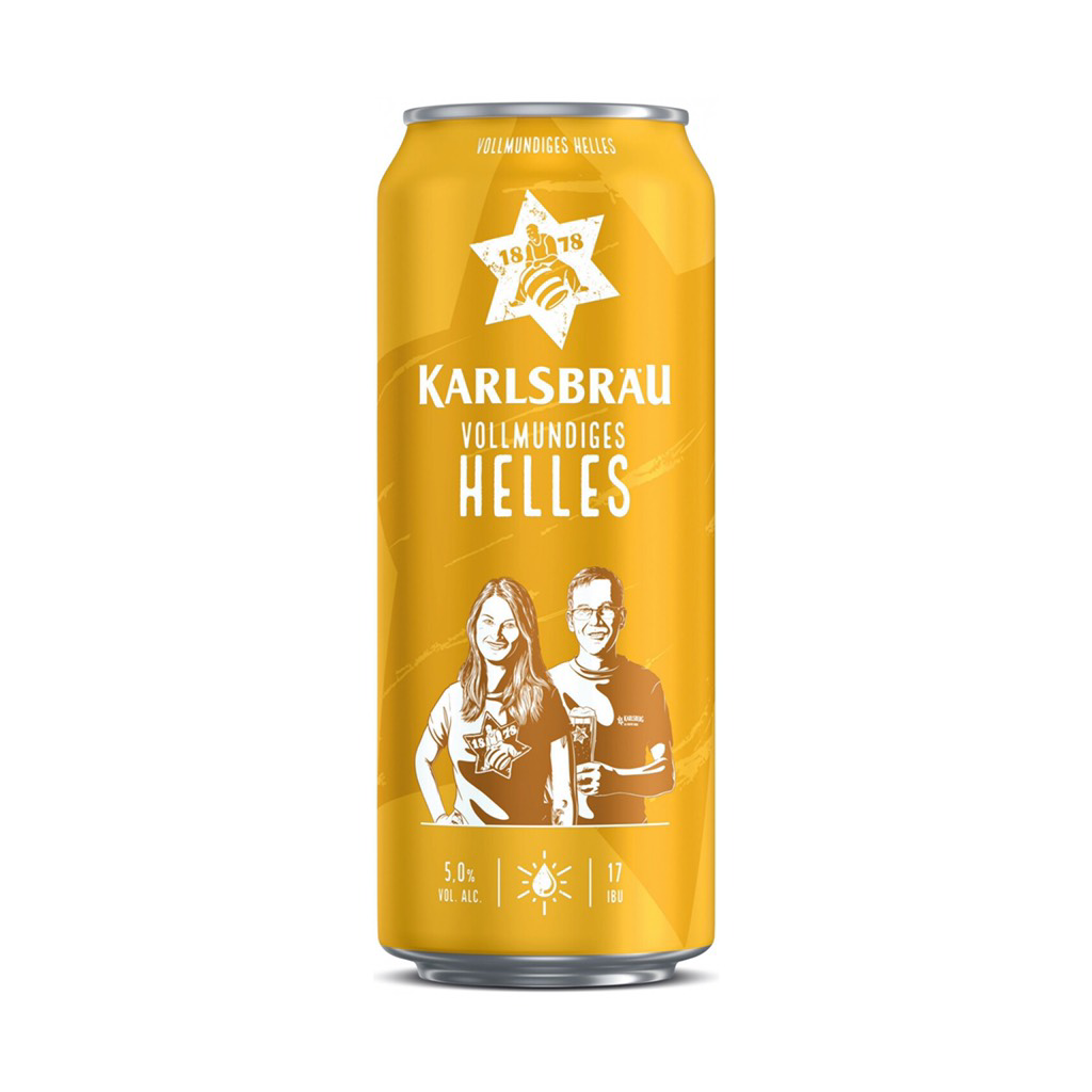 Bia nhập khẩu Đức Karlsbrau lon 500ml