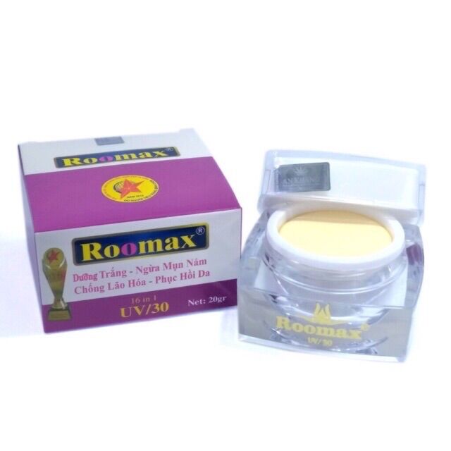 [HCM]Kem siêu trắng - Ngừa mụn nám - Chống lão hóa - Phục hồi da 16 in 1 Roomax (20g) - MẪU MỚI