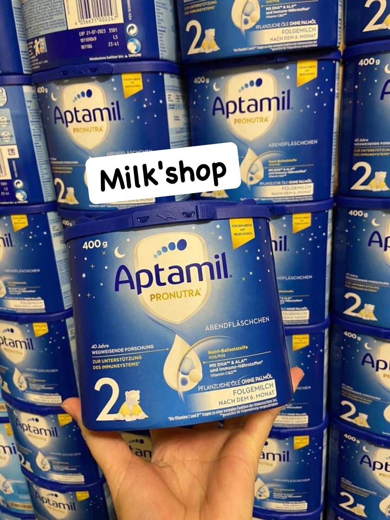 SỮA APTAMIL ĐÊM NỘI ĐỊA ĐỨC mẫu mới - 400g