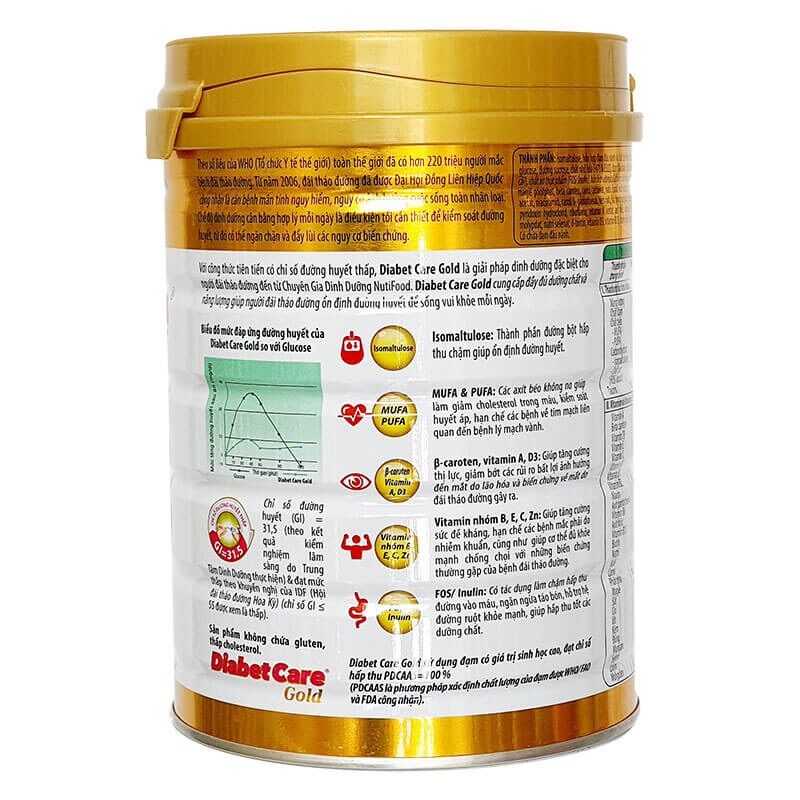 Sữa bột Diabetcare gold lon 900g