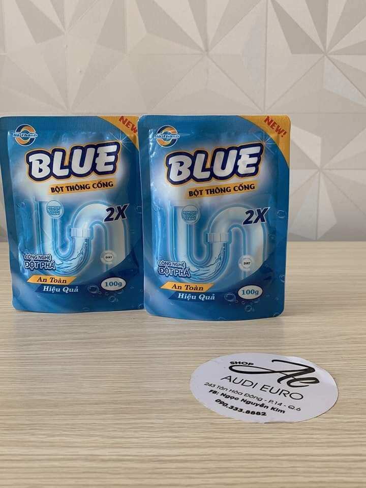 Set 2 gói bột thông cống