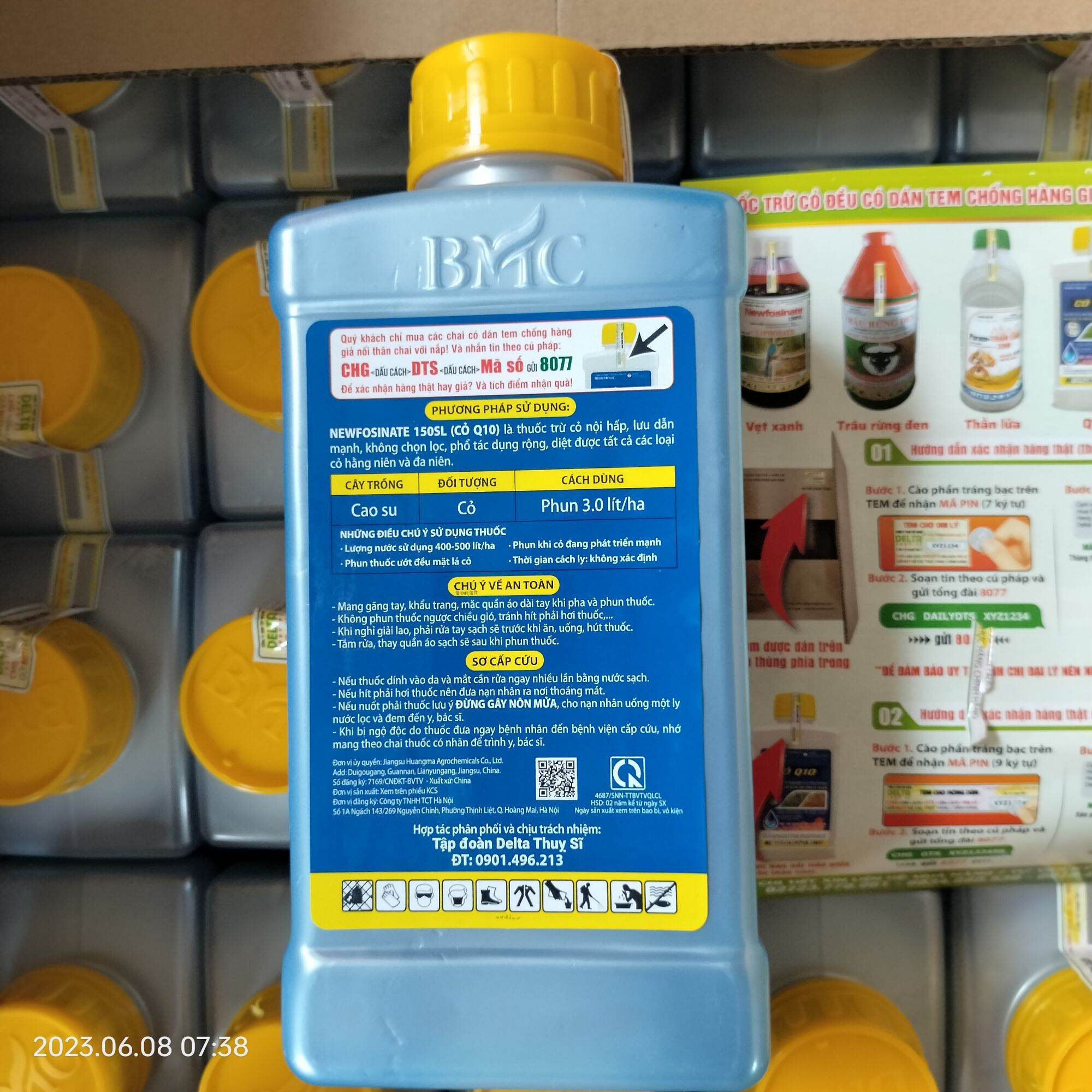 DIỆT CỎ LƯU DẪN, KHAI HOANG, CHÁY NHANH TẬN GỐC ( CHAI 800ML)