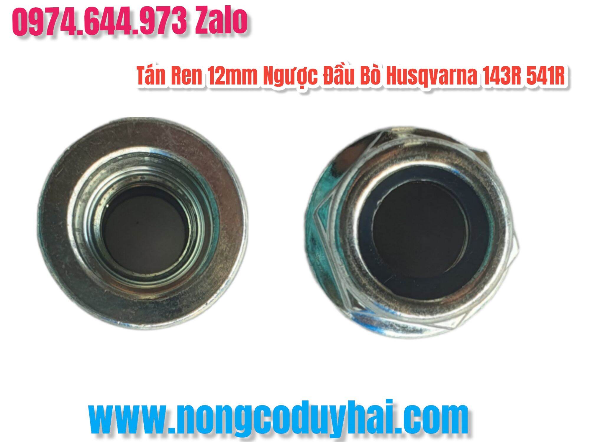 Đai ốc ren ngược 12mm dùng cho máy cắt cỏ husqvarna 143r 541