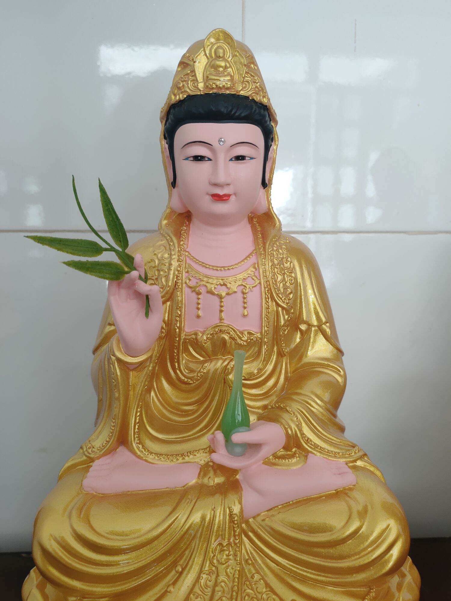 Tượng Ta Bà Tam Thánh cao 30cm