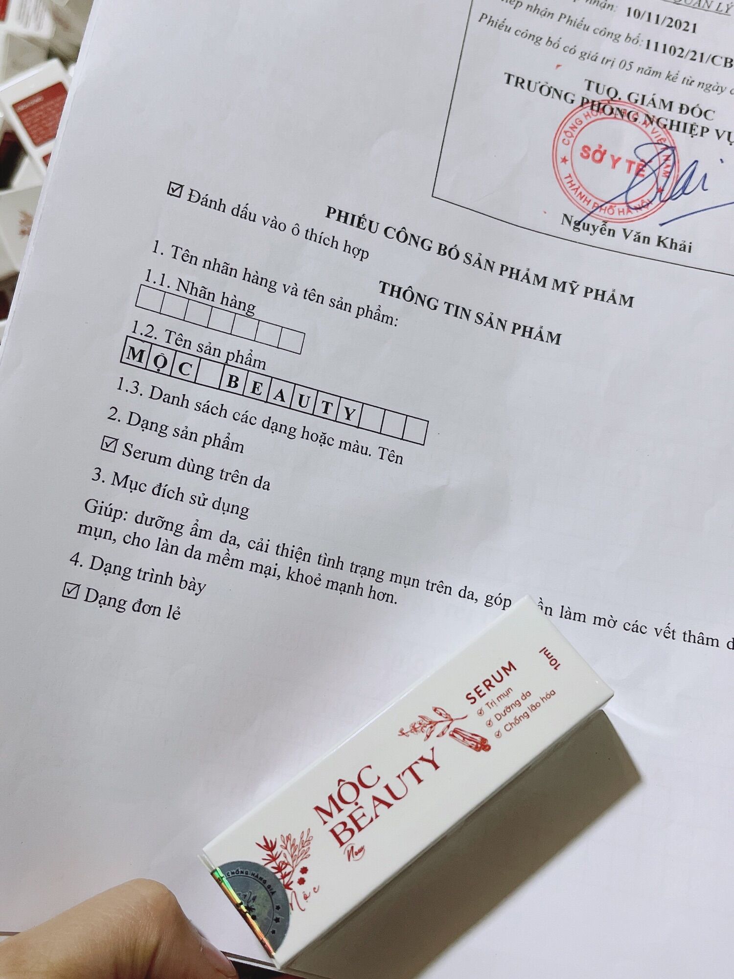 Serum Mộc Beauty Ngăn Ngừa Mụn Thâm