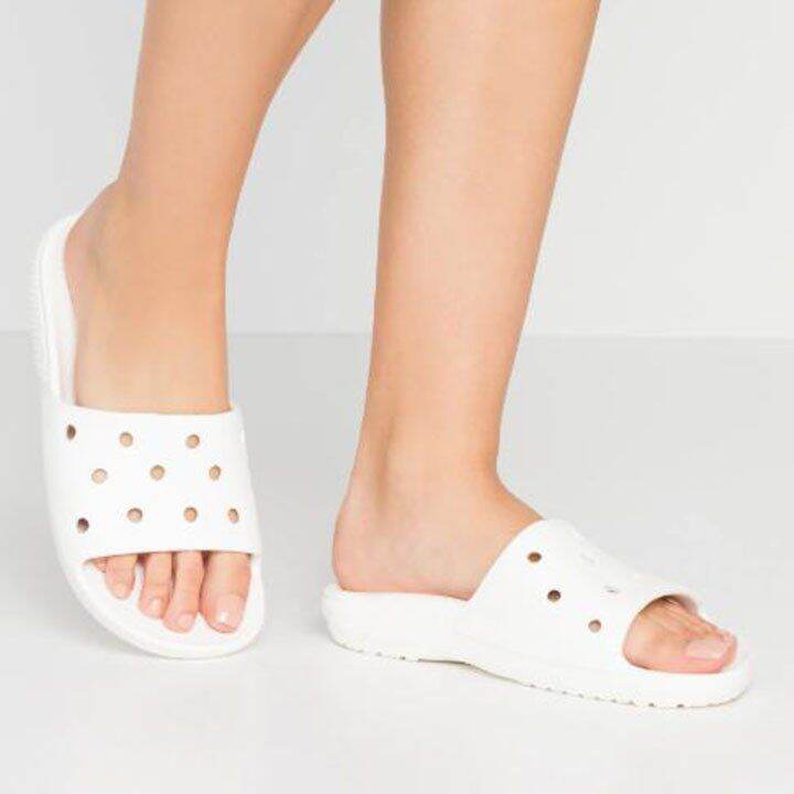 Dép lê crocs chính hãng quai ngang, nhựa mềm không ngấm Nước. dép crocs thời trang,Crocs Ninh