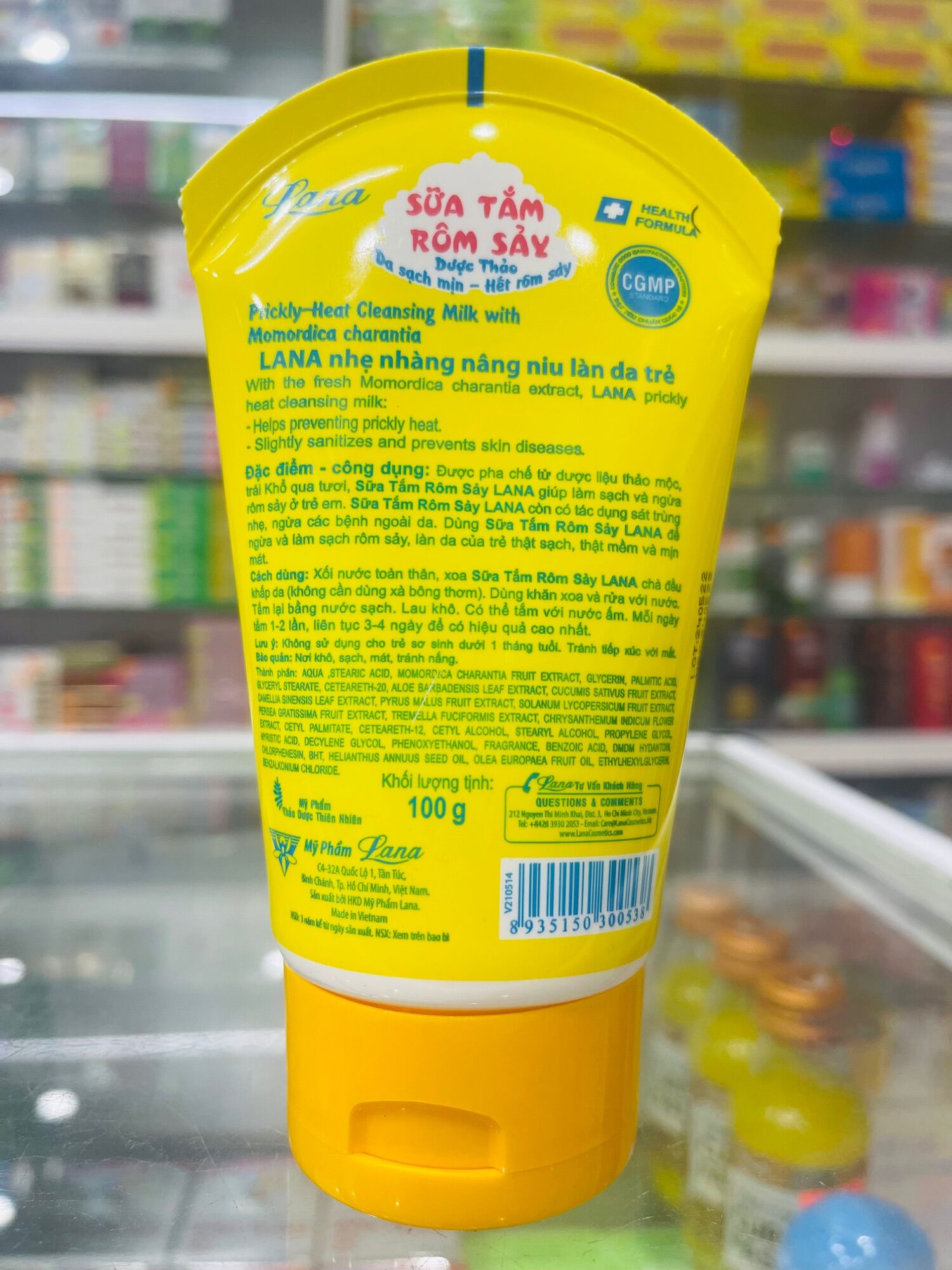 Sữa tắm Rôm Sảy 100g