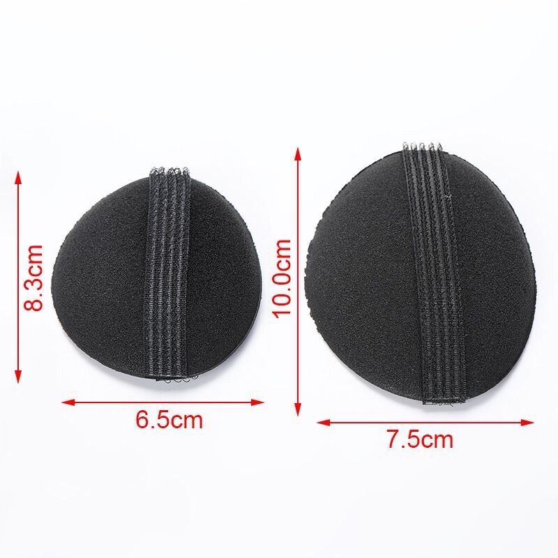 Set 2 Miếng Đệm Độn Phồng Tóc Mái, Độn Phồng Tóc Nữ