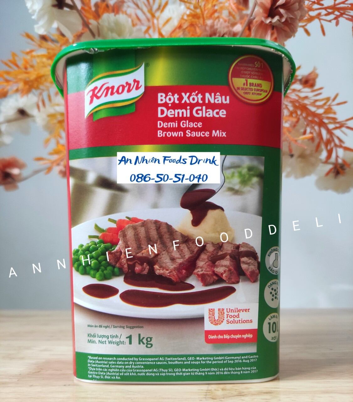 100 Gram Súp Nền Thịt Bò Knorr Unilever Beef Broth Base