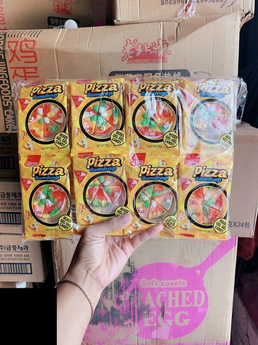 Kẹo dẽo pizza 4 gói/20k