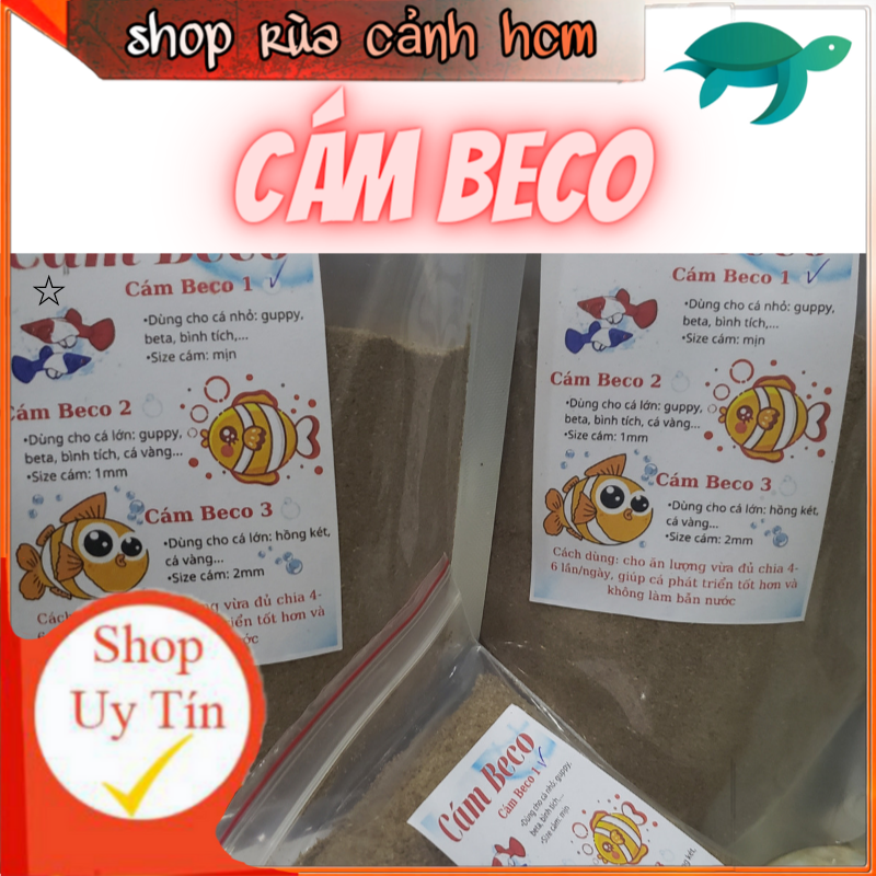 Cám beco 1 , 🐠 thức ăn dinh dưỡng cho cá nhỏ 🐟 cá con BECO 1