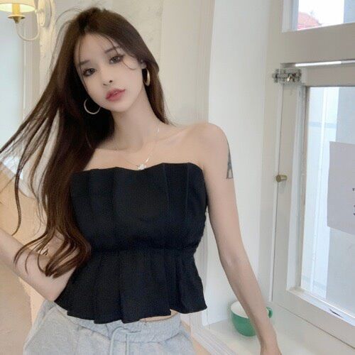 Áo cúp hở chít eo